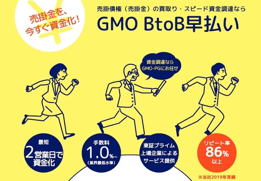 GMO BtoB早払い　ファクタリング